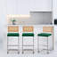 Tabouret rembourré en velours Krickelin-1200008079-1200008076-1200008077