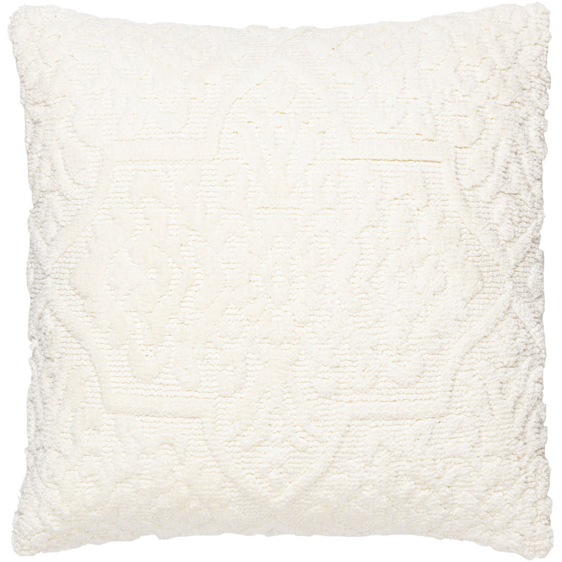 Fringed Throw Pillow, 18" x 18", No Fill