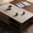Vintage Adjustable Solid Wood Coffee Table