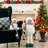 29"/23.5"H Christmas Fabric Yeti With Telescoping Legs