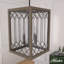 Luminaire suspendu carré à 4 lumières Chevron-74777690-91299787