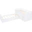 Lit mezzanine simple et lit plateforme - fournir un soutien fiable 7 blanc élégant