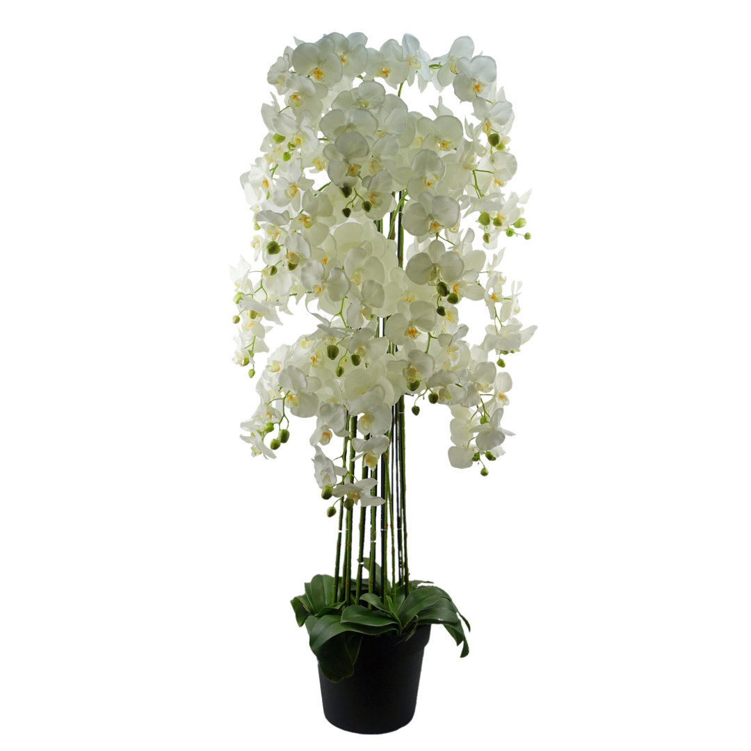 Real Touch Artificial Orchids Floral Arrangement in Pot
