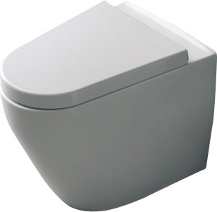 Cuvette de toilette allongée au sol 1,3 GPF Tizi (siège non inclus)