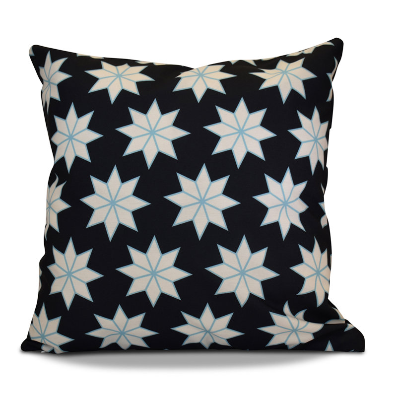 Coussin d'extérieur carré, Bleu marine, H 18 po x l 18 po