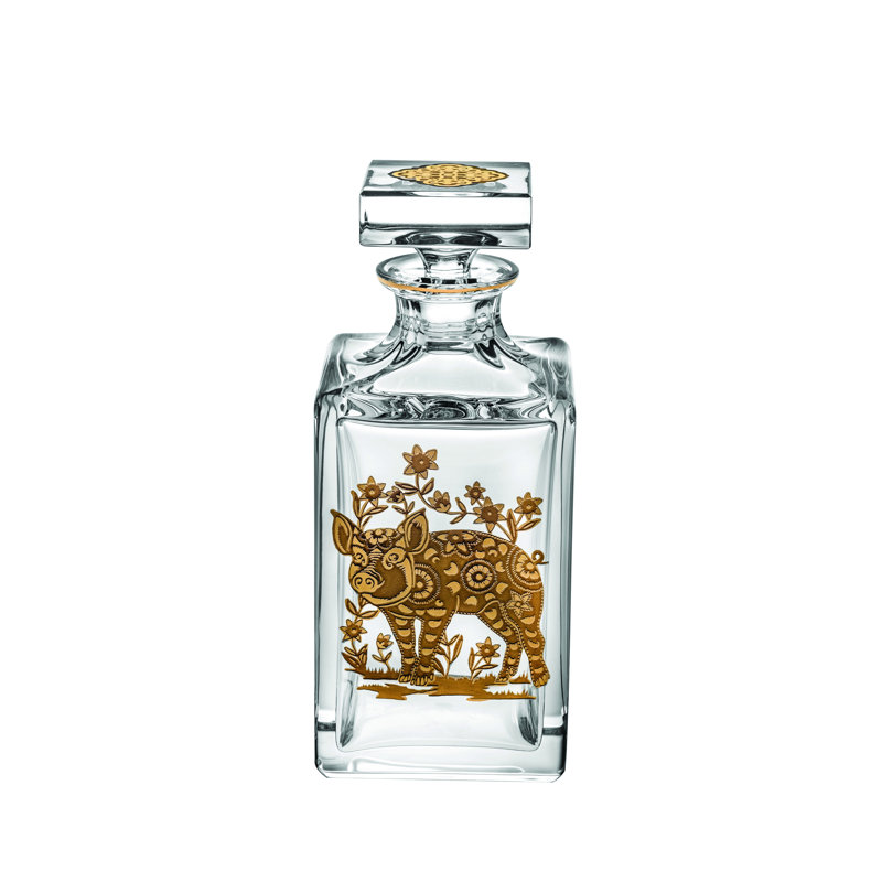 27.0512oz. Crystal Whiskey Decanter