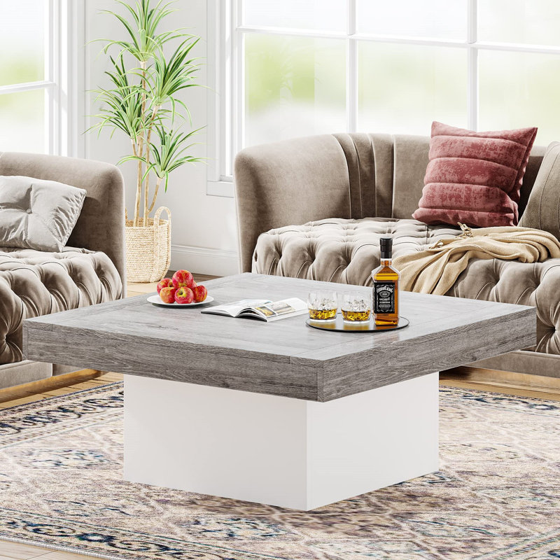 Table basse, Gris / Blanc