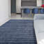 Tapis bleu marine noué à la main de haute qualité-64416881