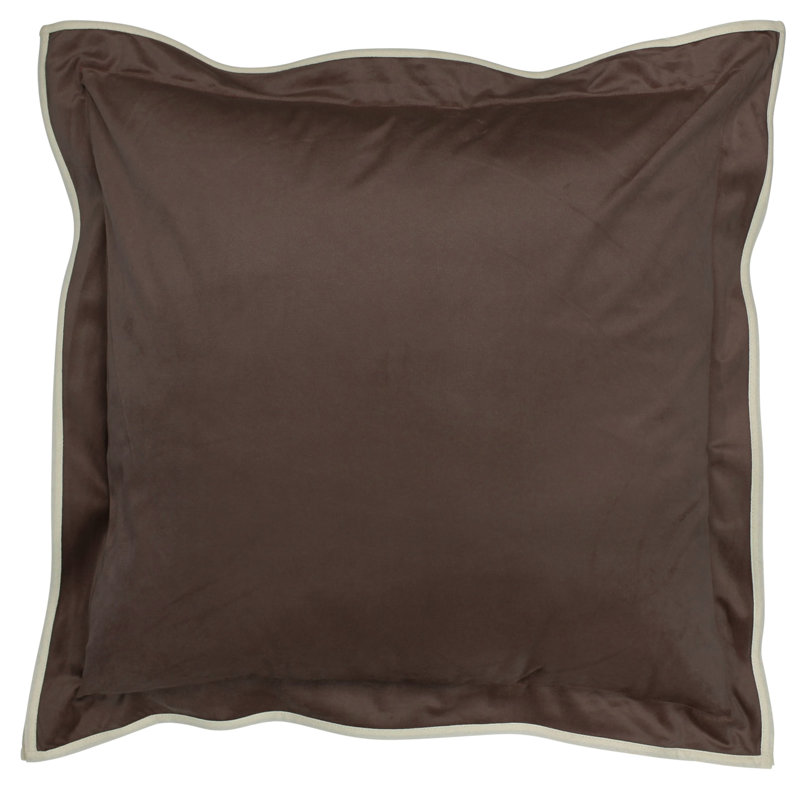 Coussin en velours, Aubergine
