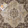 Machine Washable Brown Floral Area Rug