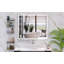 Miroir de salle de bain à DEL à fixation murale réglable blanc / chaud / naturel anti-buée avec mémoire-404307861