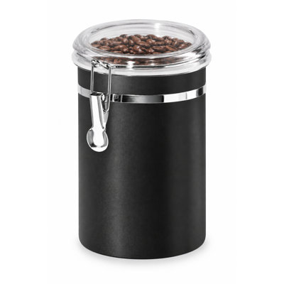 Stainless Steel Clamp Canister w/ Clear Lid