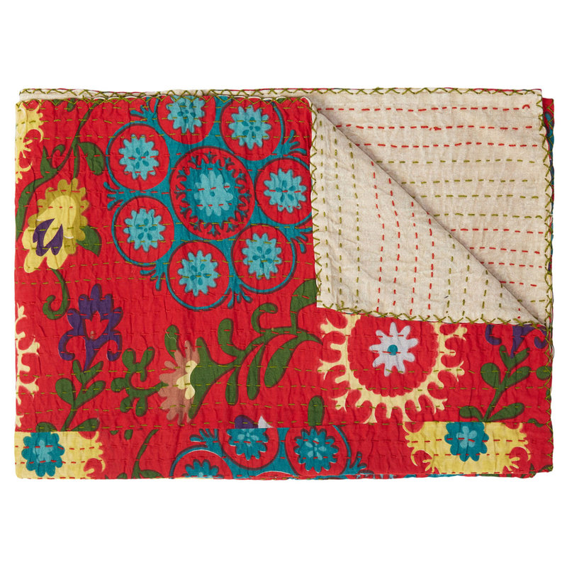 Jeté Kantha 50 "X 70"
