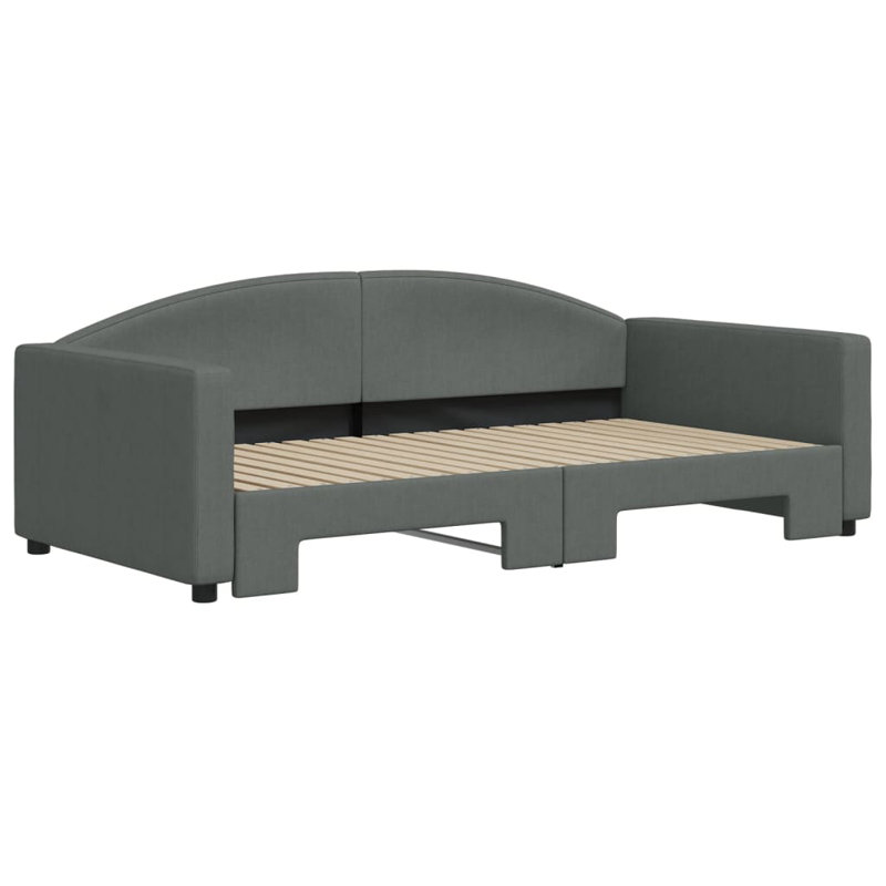 Anglene Upholstered Daybed, Dark Gray