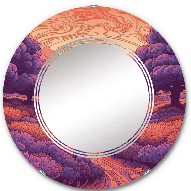 Miroir mural Wattripont, 24 po x 24 po