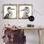 «Young Heron Birds», ensemble de 2 toiles flottantes encadrées par Roozbeh Bahramali-715140016-715140012