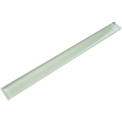 Pencil 1'' x 11.75'' Glass Border Tile