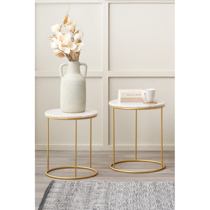 Milly Nesting Tables, White