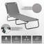 Outsunny Folding Sun Loungers Set of 2 Outdoor Day Bed-1193545861