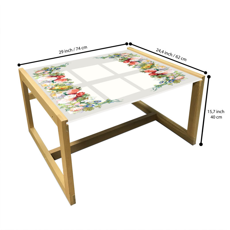 Jamie-Taylor Sled Coffee Table, 40cm H x 74cm W x 62cm D