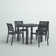 Quadis 4 - Person Patio Dining Set with Square Table