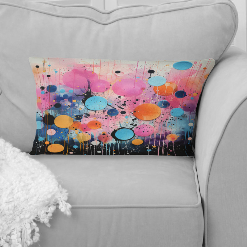 Coussin Neon Assemblage I - Abstract Collages