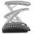 Mount-It! Height Adjustable Massaging Bead Footrest | Tilt Foot Rest Stool for Under Desk Support