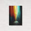 Art mural en métal luxueux «Abstract City 1» par Romantz Art, 12 po x 16 po-1847728075