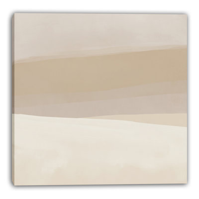 Soft Horizon Wrapped Canvas Wall Art