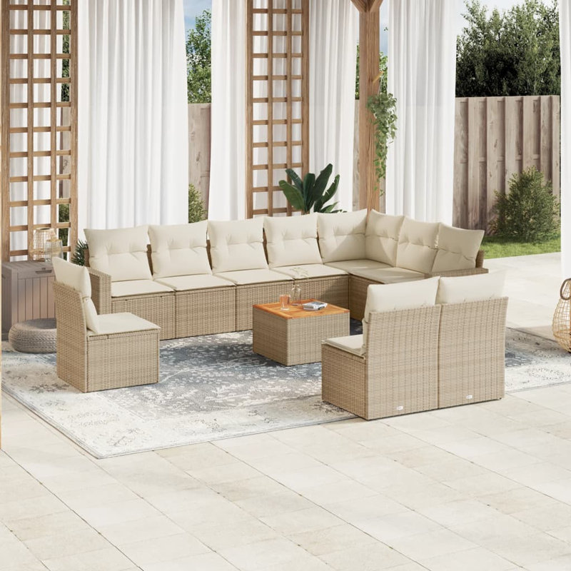 Ensemble de canapé de jardin Vidaxl