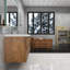 Ensemble de meuble-lavabo double mural 59,5 "Azden-690725650