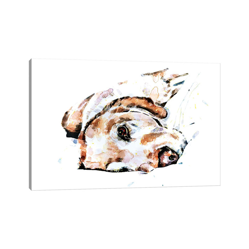 Labrador Relaxation - Painting on Canvas, Wrapped Canvas, 66.04 cm H x 45.72 cm W x 1.91 cm D