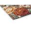 Stapleton Wool Floral Area Rug in Navy/Burnt Orange-63003448