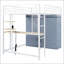 Lit en métal avec bureau Loft-2060716505-2060716506