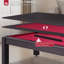 Table de billard multi-jeux 84 po 3-en-1 avec plateau de poker / salle à manger 84 po