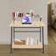 Bureau d'ordinateur 31,5 "à 3 niveaux à roulettes Bureau d'ordinateur simple et moderne Bureau à domicile flexible antidérapant-1390425936-1390425949