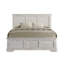 Ailany Traditional Wood Panel Bed, Queen, Antique Walnut Finish-1123185261-1100357311