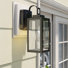 Schock Matte Black 34.9cm H Outdoor Wall Lantern