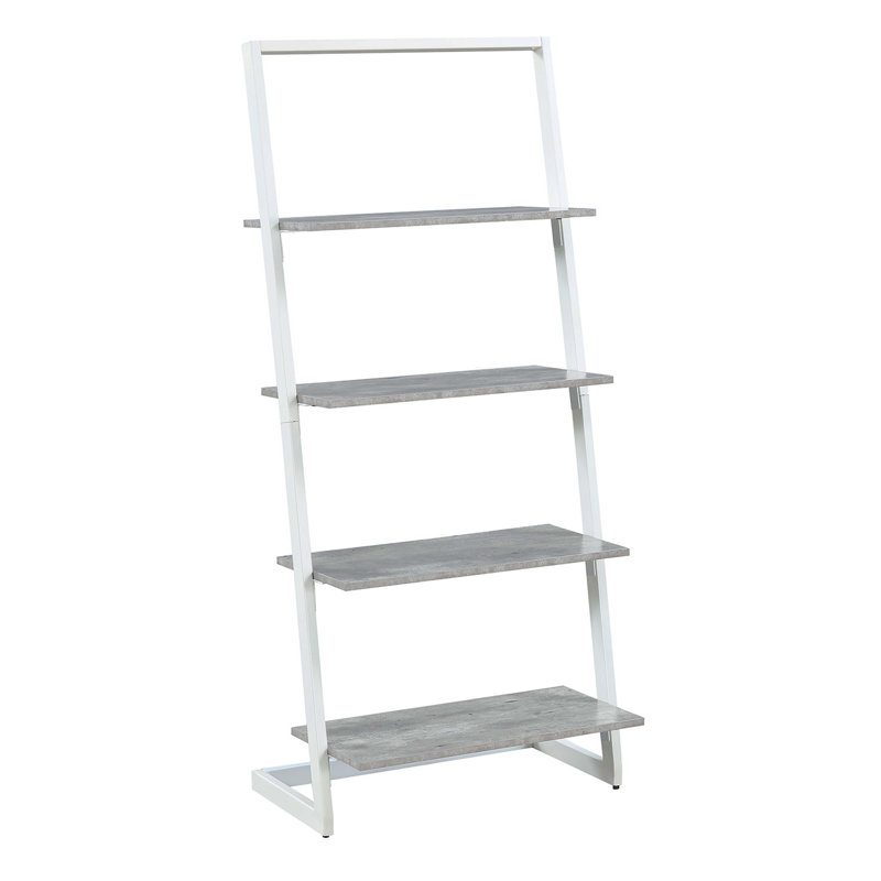 Bailee Ladder Bookcase, White