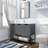 Elfida 47.26 " W Freestanding Standard Free Standing 1 Single Vanity Bathroom Vanity With Resin Top-1598005665
