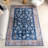 Capac SplashGuard Traditional Medallion Machine Washable Area Rug-1189950194