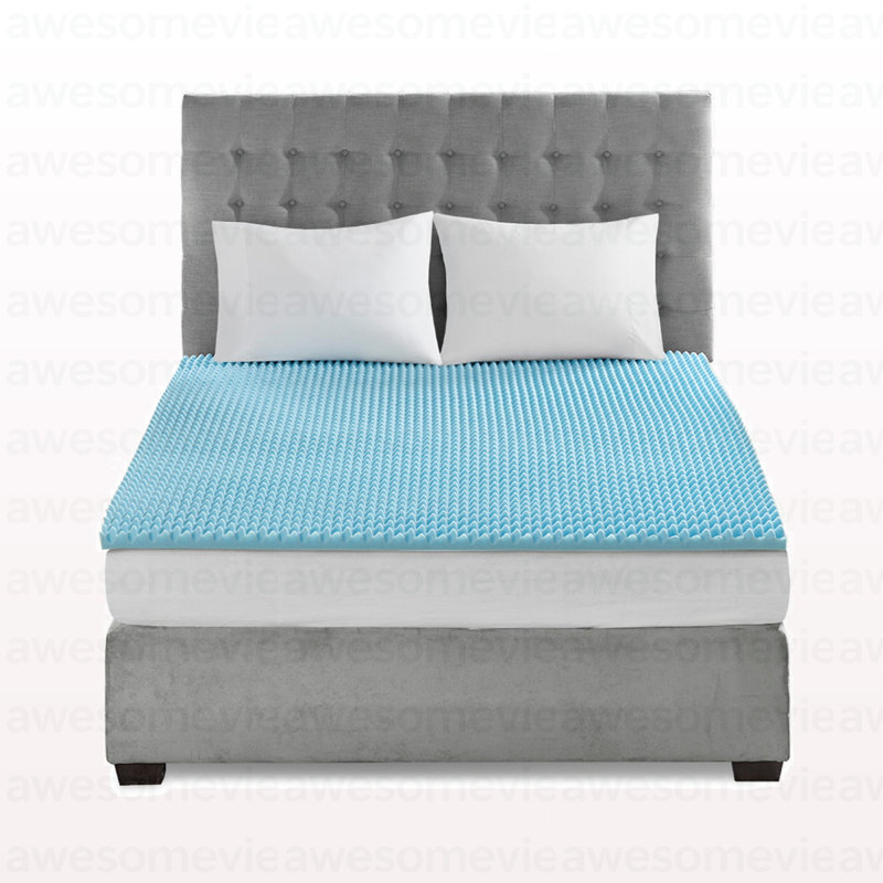 Surmatelas réversible hypoallergénique toutes saisons 1,5 po, Très grand