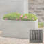 Boîte à fleurs en béton coulé Perrault-65779513