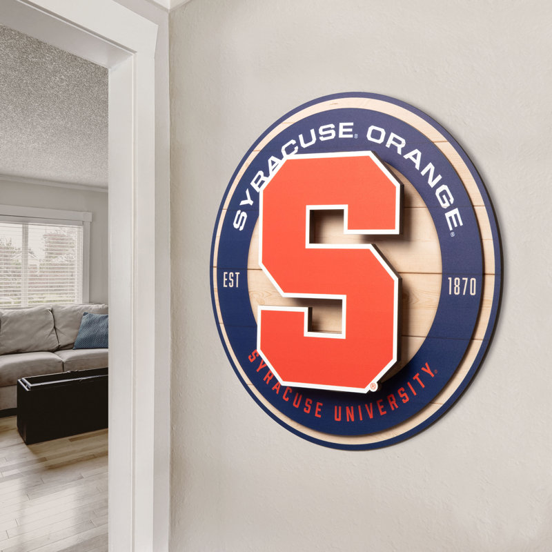 NCAA Syracuse Orange 3DX Circle Wall Art