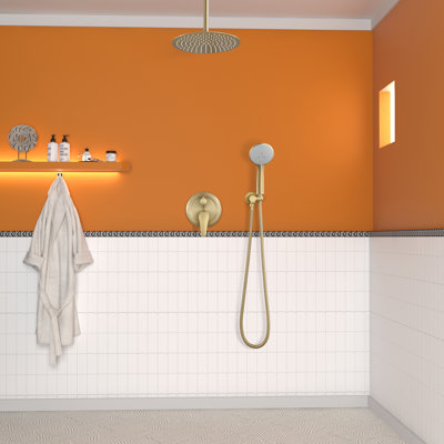 Système de douche complet avec valve brute