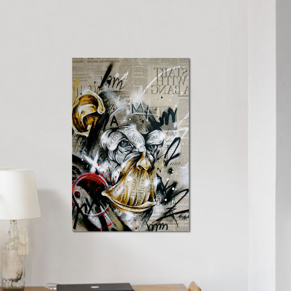 « informante », impression sur toile tendue, H 12 po x l 8 po x P 0,75 po, Toile tendue, Pas de tapis