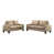 100 % lin beige est en rupture de stock