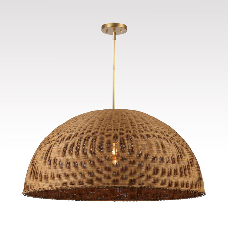 Harmony 1 - Light Woven Pendant, 51.26" H x 33.46" W x 33.46" D