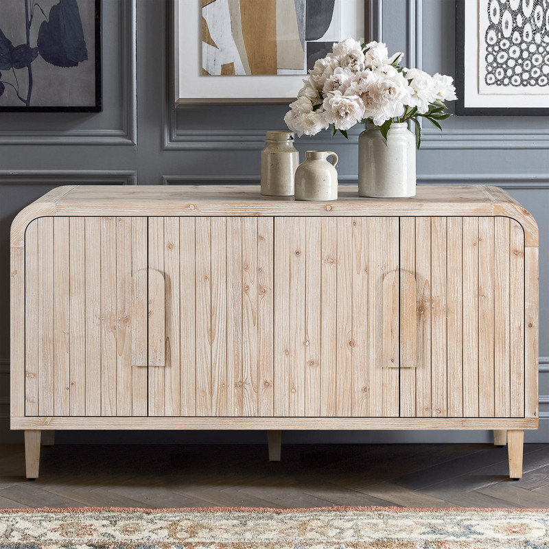  Buffet 59 po 59 po Farmhouse, Blanc antique