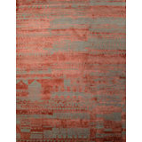 Contemporary Hand Knotted Wool Area Rug
